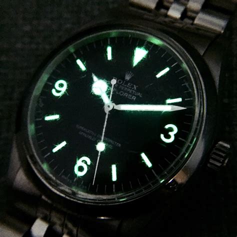 rolex lume not working|are rolex watches glowing anymore.